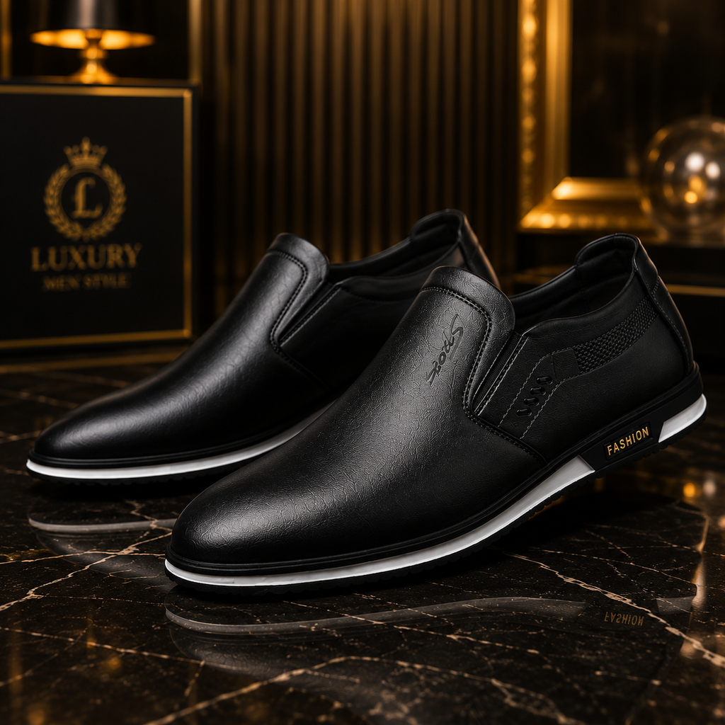 Luxury Men's Leather Shoes Comfortable Loafers Slip on Male Moccasins Non Slip Driving Shoes High Quality Men Shoes Plus Size