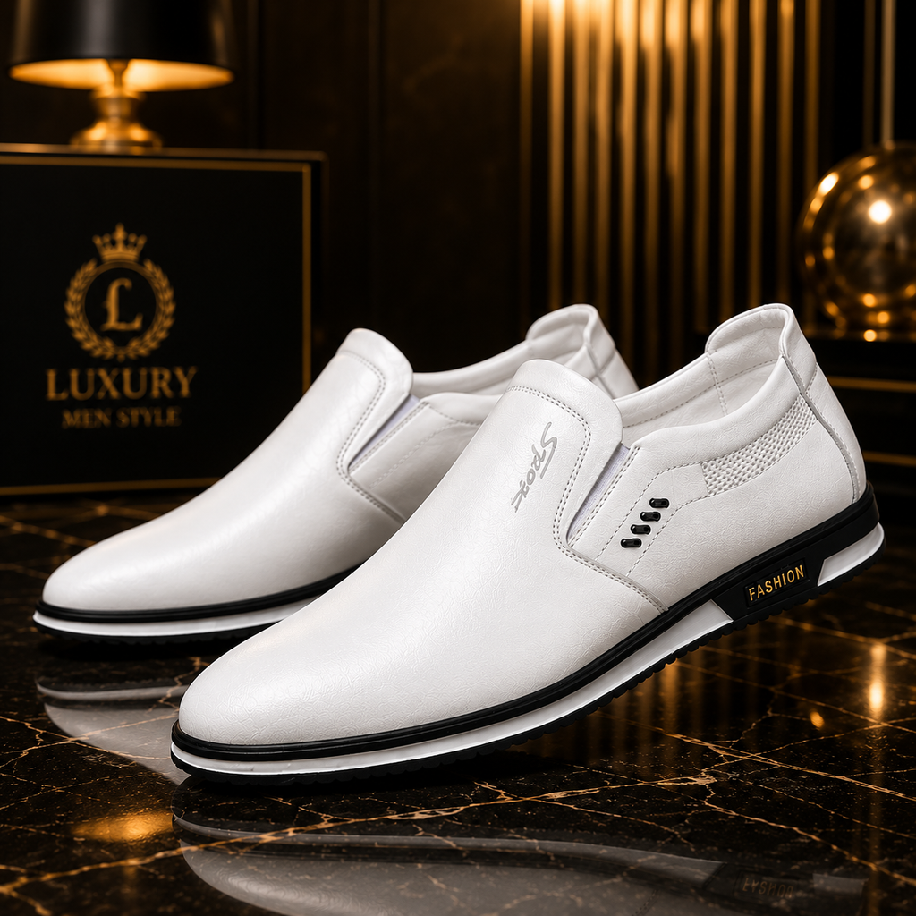 Luxury Men's Leather Shoes Comfortable Loafers Slip on Male Moccasins Non Slip Driving Shoes High Quality Men Shoes Plus Size